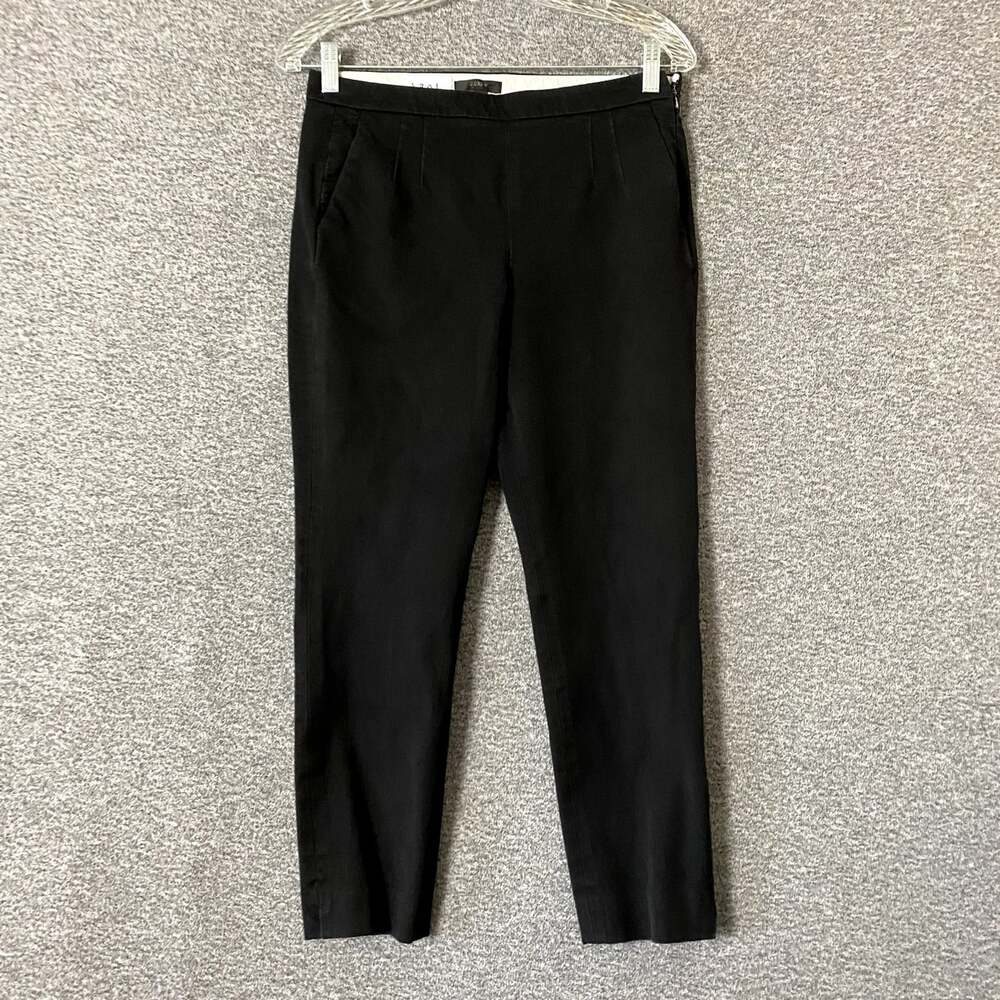 J.Crew Martie Black Skinny Leg Ankle Dress Pants Women’s Size 4